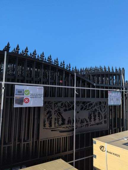 Set of Deer Motif Style Gates image