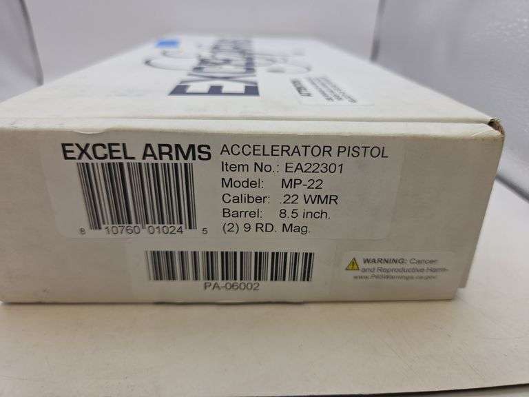 Excel Arms Accelerator Pistol Model MP-22 .22WMR Pistol