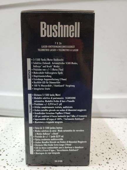Bushnell laser rangefinders elite 1500 7x26