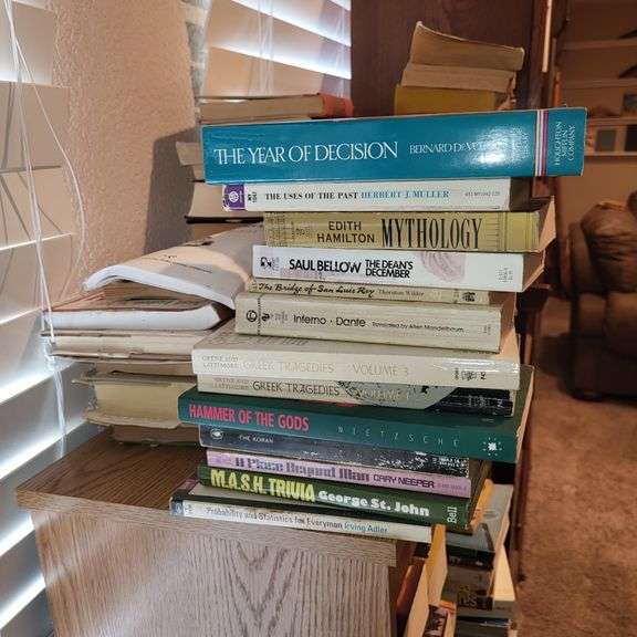 Bookcase plus books