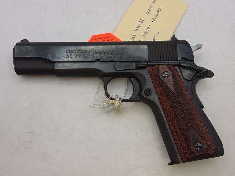 Colt MKIV Series 70 Govt. Model .45 Auto Pistol