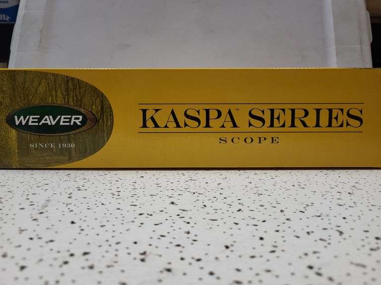 Weaver kaspa series scope 3-12x44mm 1/10mil model 849781