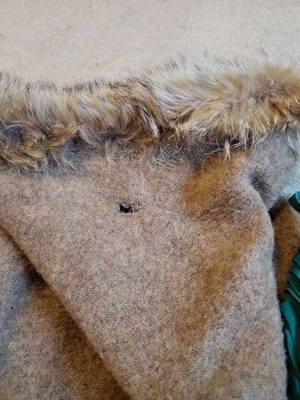 Wa Kina long wool jacket size small