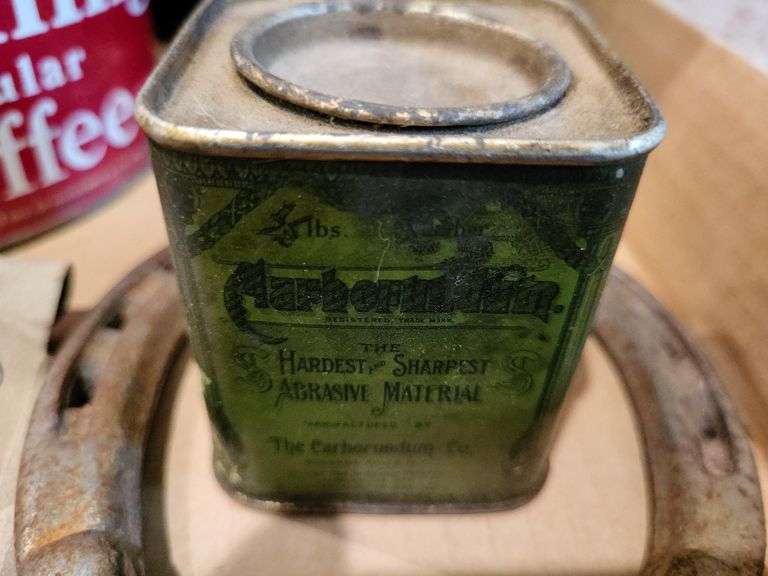 Vintage cigar cases, torch, cans, abacus, misc