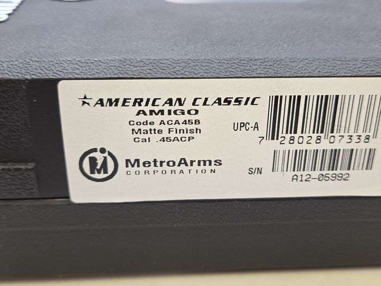 American Classic Amigo 45 ACP Pistol