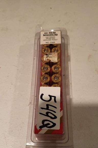 Federal 44 rim magnum bullets 240 gr. HP