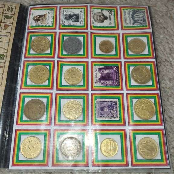 Egyptian coins/ stamps watches, pewter williamsburg va. collectible