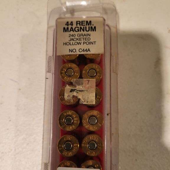 Federal 44 rim magnum bullets 240 gr. HP