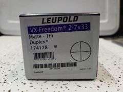 Leupold VX-Freedom scope 2-7x33 matt-1" duplex 174178