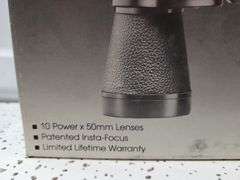 Bushnell falcon design, 10 power x 50mm lenses, bausch & lomb
