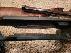 Disassembled gun body parts