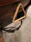 Vintage snooker table w/ cover and accessories