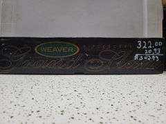 Weaver grand slam rifle scope 4.5-14x40 AO Model 800590