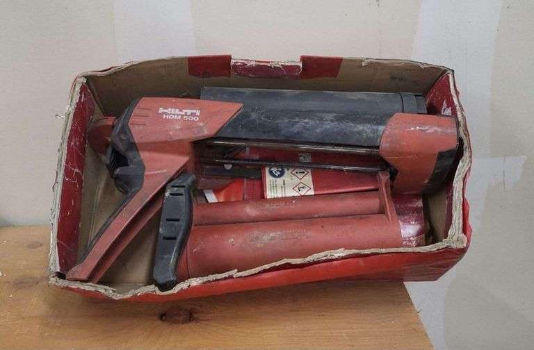 Hilti Powder Actuated Tool & Assorted Building Supplies