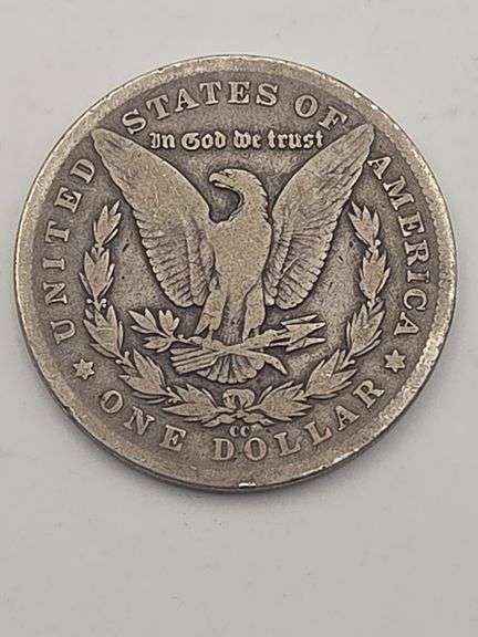 1890 CC Morgan Silver Dollar