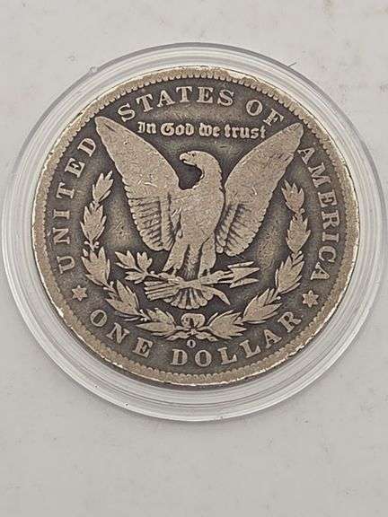 1890 O Morgan Silver Dollar