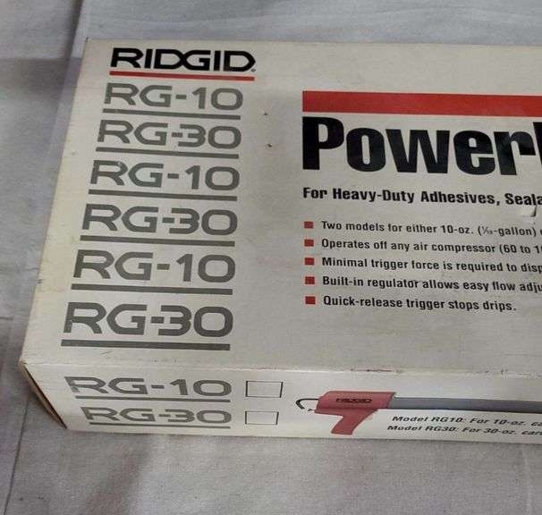 RIDGID PowerPush RG10/RG30 Material Dispenser