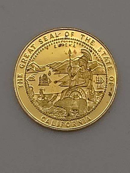 1984 California Gold 1 Troy ounce Gold Round