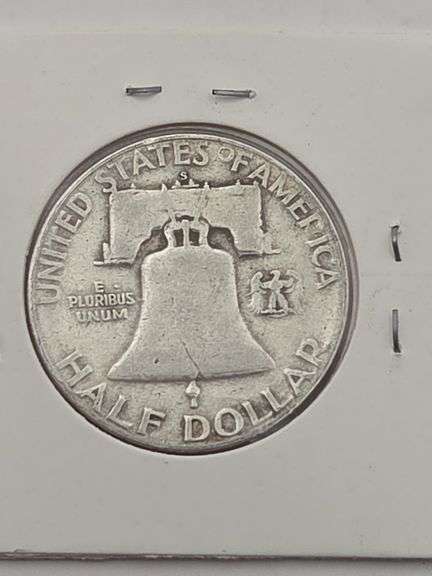 1954 S Franklin Half Dollar