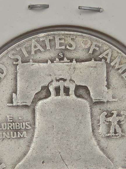 1954 S Franklin Half Dollar