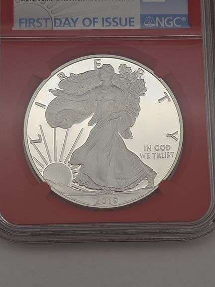 2019 W Walking Liberty First Day of Issue NGC PF70 Ultra Cameo