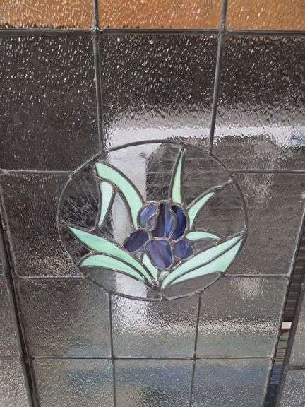 4 Piece Lead Stained Glass Set