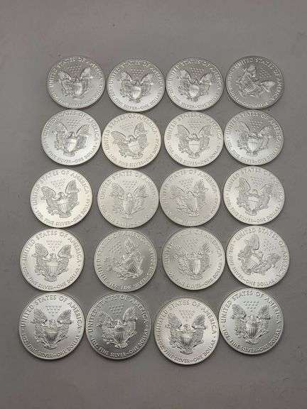 20 2018 Walking Liberty Dollars Uncirculated