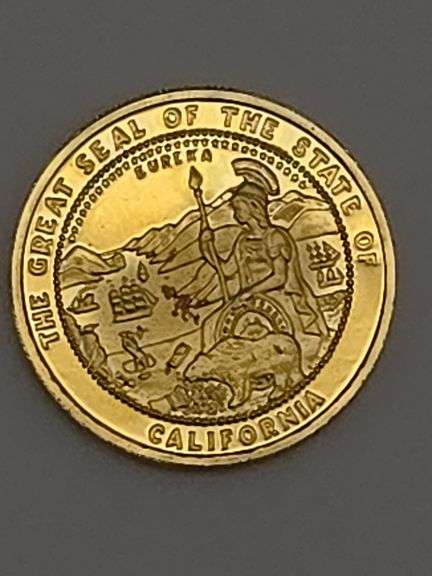 1984 California Gold 1/2 Troy Ounce Gold Round