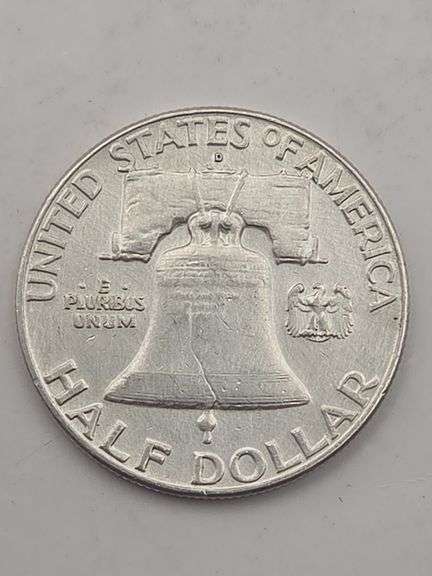 1962 D Benjamin Franklin Half Dollar