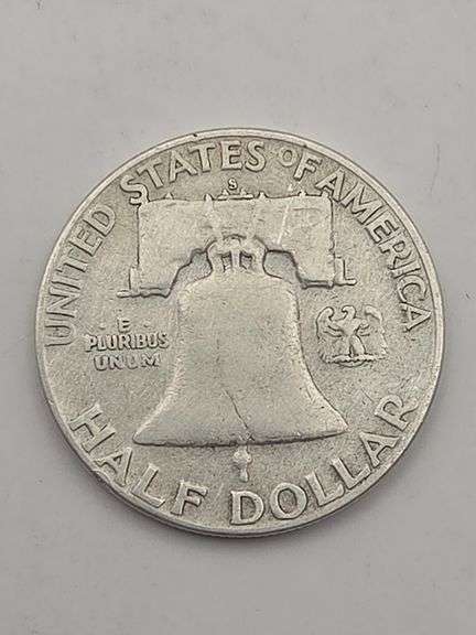 1951 S Benjamin Franklin Half Dollar