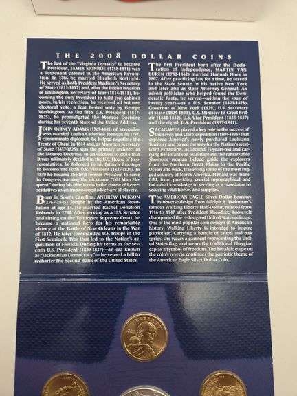 2008 United States Mint Annual Uncirculated Dollar Coin Set