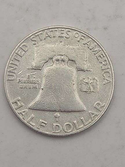 1952 D Benjamin Franklin Half Dollar