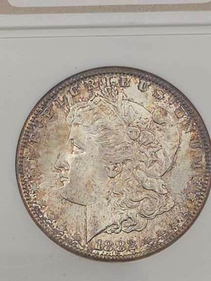 1882 S Morgan Silver Dollar NGC MS 65