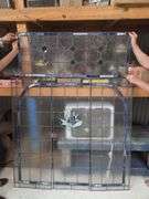 4 Piece Lead Stained Glass Set