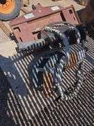 hydraulic auger attachment for a skid steer or excavator
