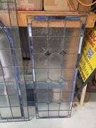 4 Piece Lead Stained Glass Set