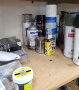 Household Paint, Tape, and Hardware Supplies