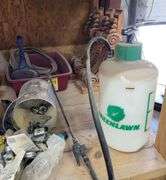 Woodworking Blades, Sprayer, Building Components, and Plumbing Supplies Assortment