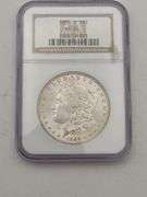 1884 o Morgan Silver Dollar NGC MS 64