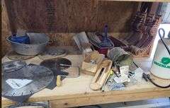 Woodworking Blades, Sprayer, Building Components, and Plumbing Supplies Assortment