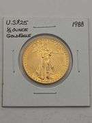 1988 American Gold Eagle $25 Gold Coin