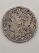 1890 CC Morgan Silver Dollar