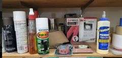 Household Paint, Tape, and Hardware Supplies