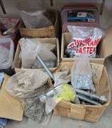 Bulk Lot of Fasteners, Bolts, Screws and Nails