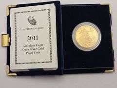 2011 American Eagle 1 Ounce Gold Proof Coin $50 Coin