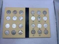 Franklin Head Half Dollar Complete Collection 1948-1963 in Coin Album