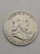 1951 S Benjamin Franklin Half Dollar