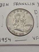 1954 D Franklin Half Dollar