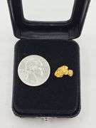 .051 oz 1.45 Gram Gold Nugget - Has a small amount of Quartz