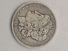 1891 O Morgan Silver Dollar